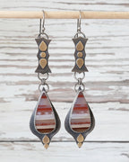 Bold yet wearable gemstone earrings with old-world design influence