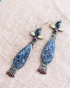 Luxury artisan sapphire earrings fit for special occasions