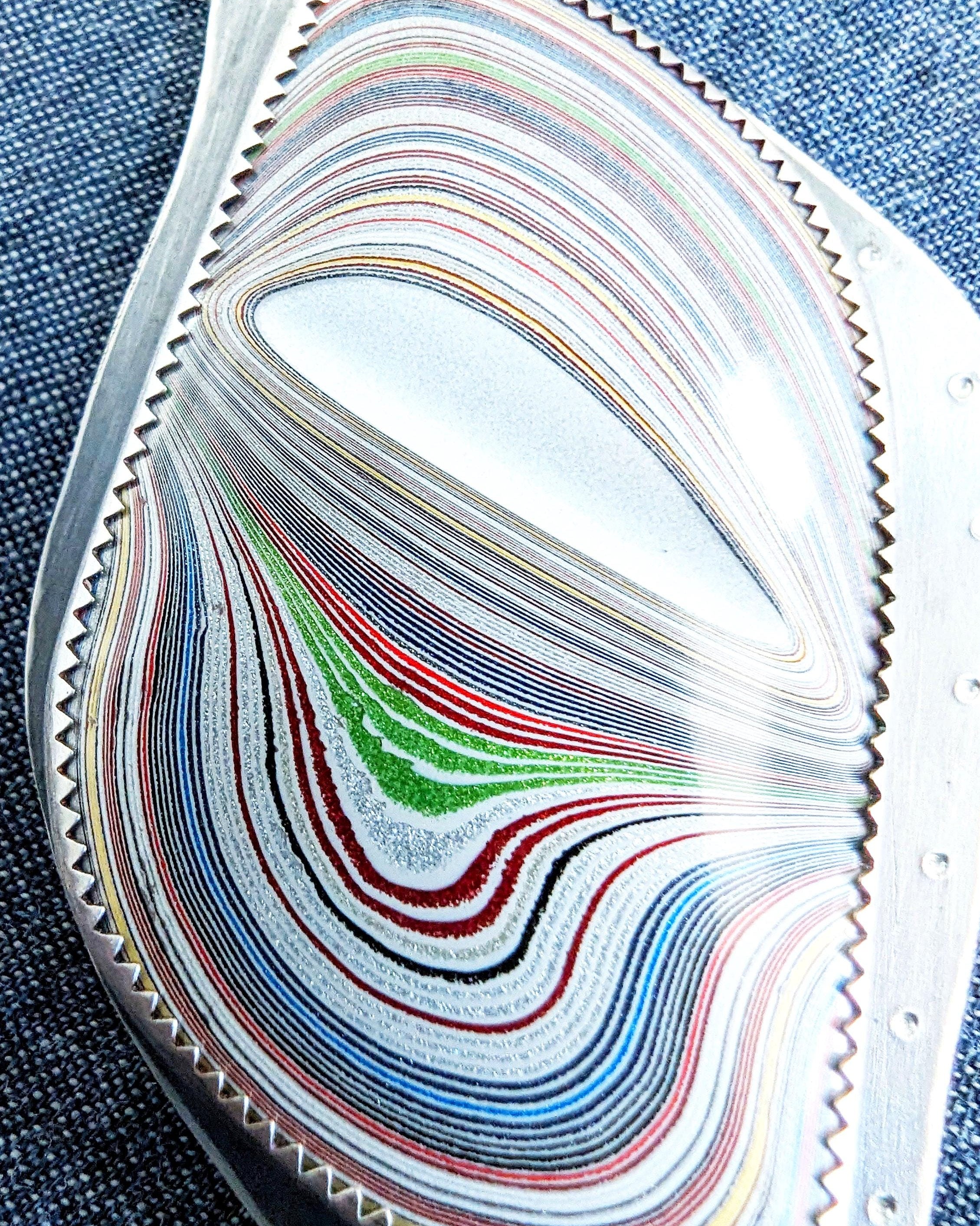 Close up of Michigan Ford Focus Fordite