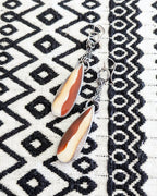 Natural druzy agate stone set in artisan sterling silver