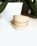 Rustic handmade ceramic trinket bowls with carved botanical designs for jewelry, crystals, and keepsakes.