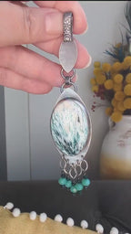 Splintered Cotton Pendant