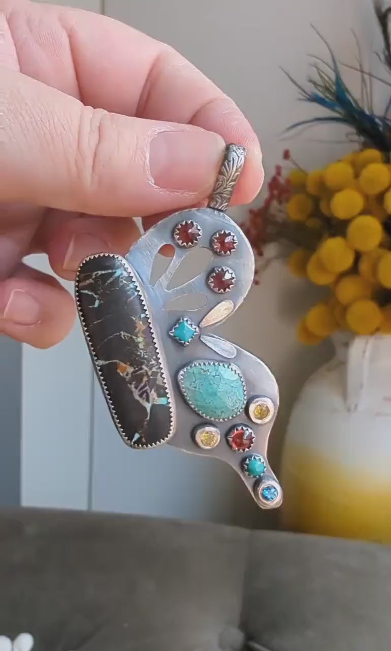 Video of Western Wings Pendant by Rebellenhaus