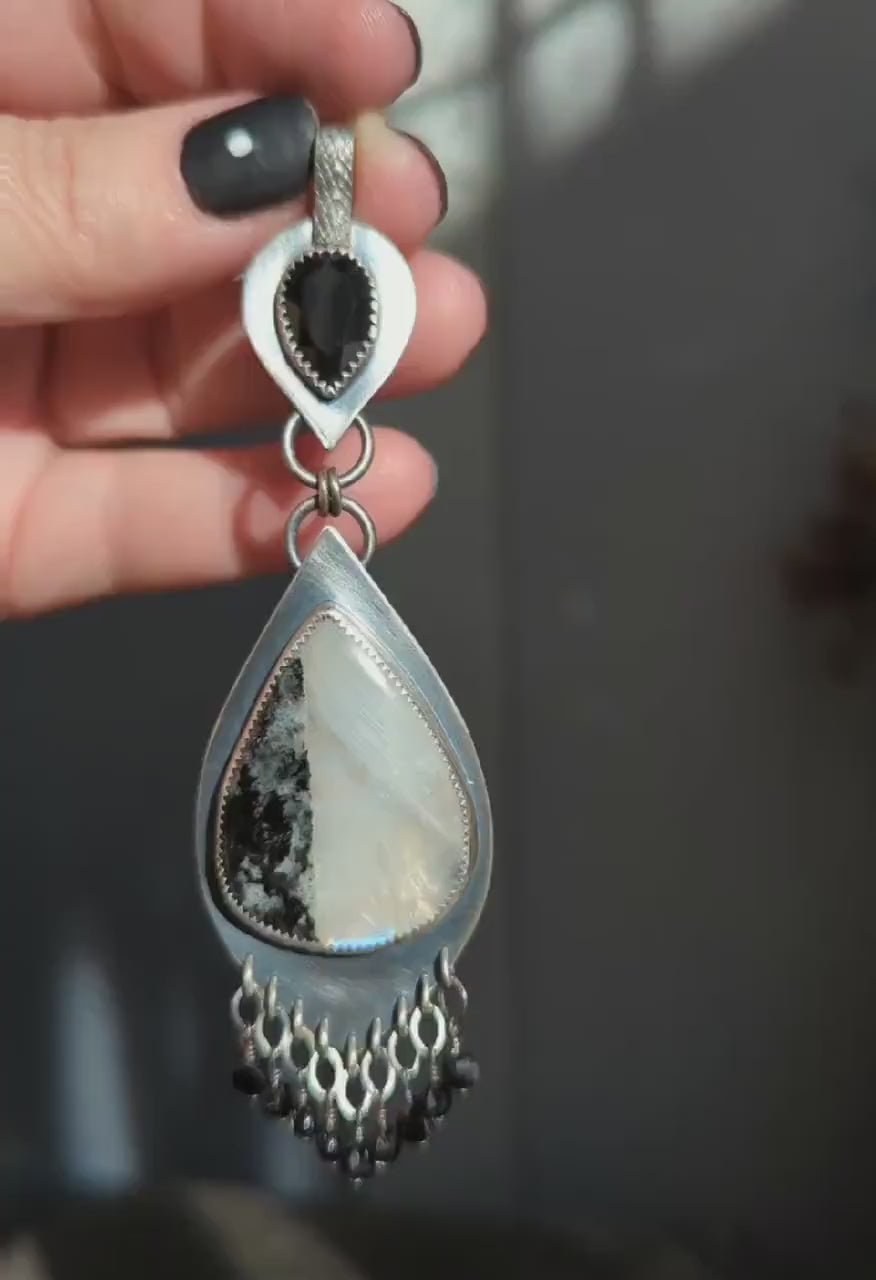 Video of Half Moon Horizon Pendant by Rebellenhaus