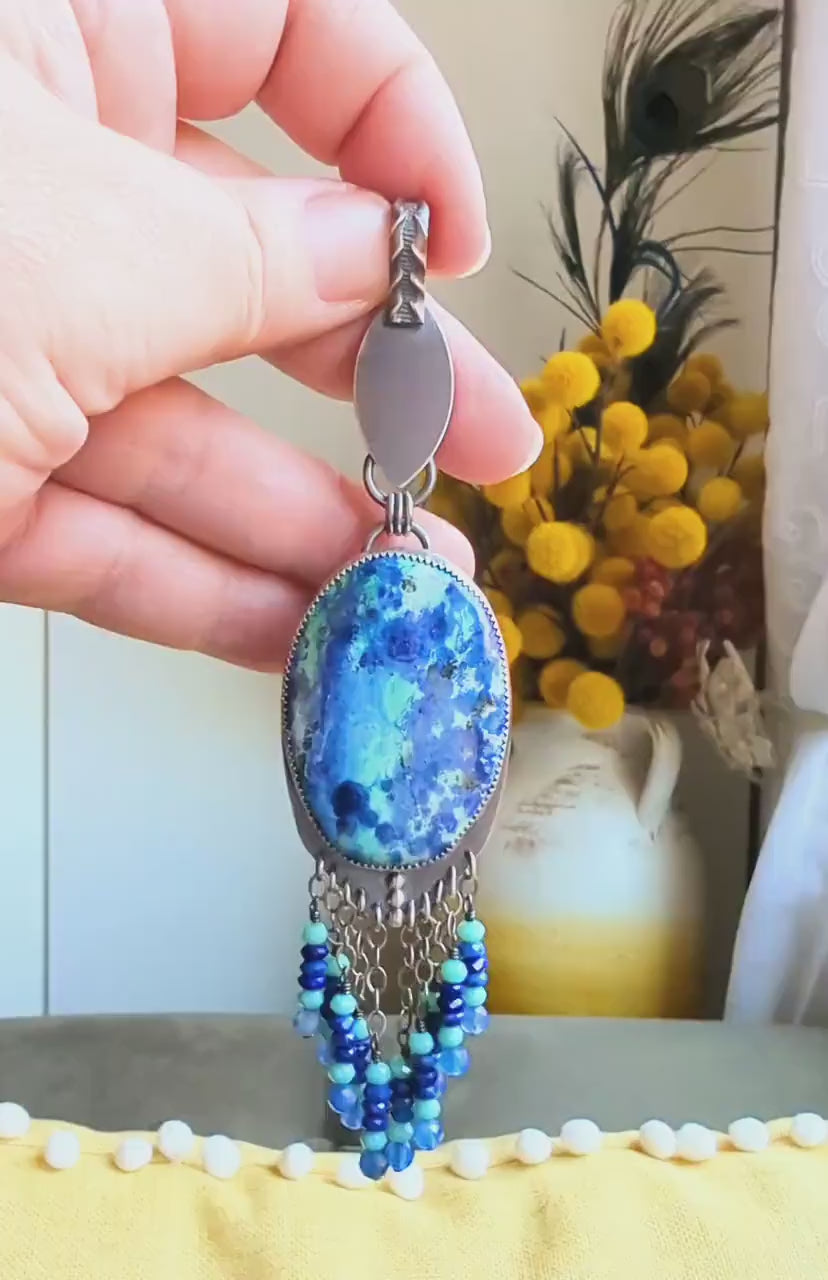 Video of Azure Seas Pendant by Rebellenhaus