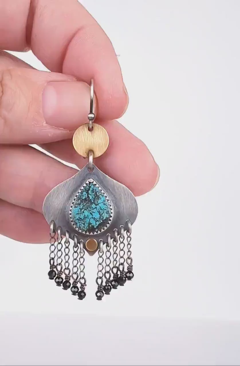 Dancing Blues Earrings by Rebellenhaus