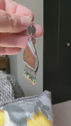Video of Turquoise Clay Earrings by Rebellenhaus