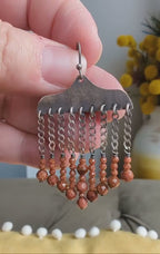 Rusted Roof Earrings