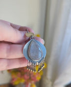 Video of Whispering Willows  moonstone earrings by Rebellenhaus