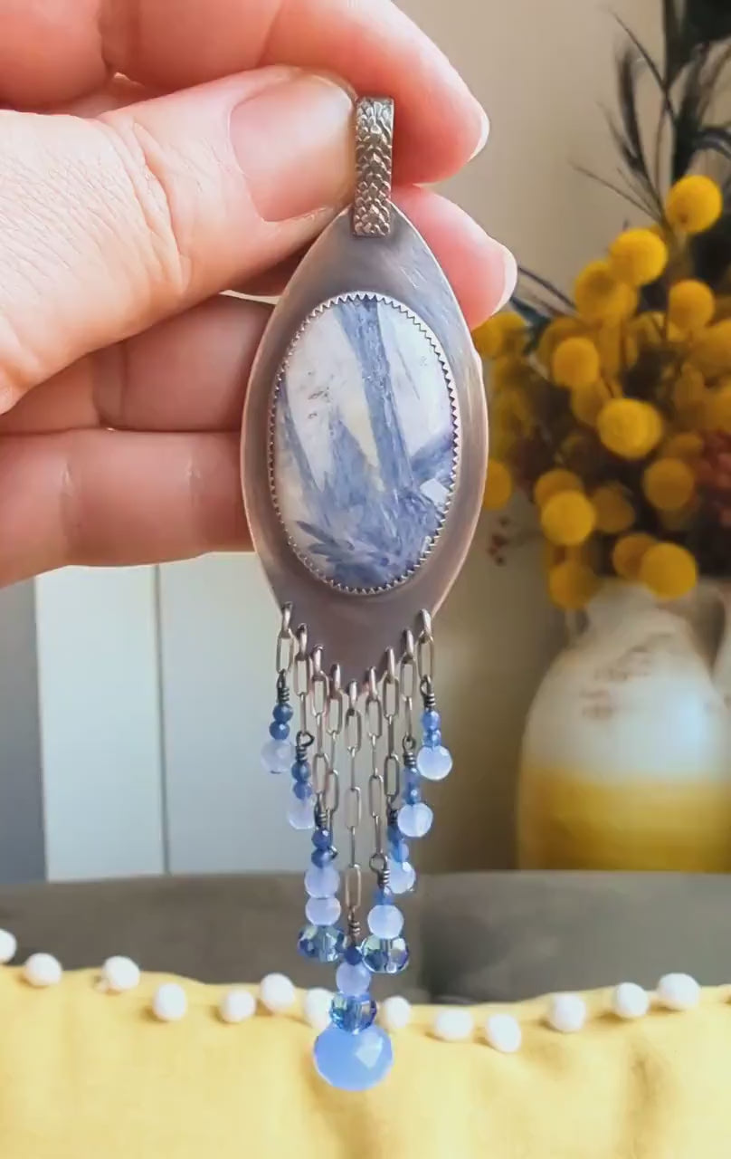 Video of Spiked Blueberries Pendant by Rebellenhaus
