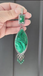 Emerald Labyrinth Pendant